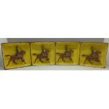 Four Britains 11th Hussars sets,