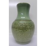 A Denby vase, 31.