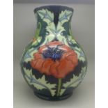 A Moorcroft vase,