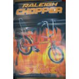 Raleigh Dealership posters including Raleigh Chopper, 87cm x 120cm, Grifter, etc.