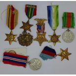 World War II medals,