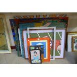 Assorted oil paintings