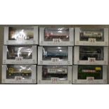 Nine exclusive first edition lorries,