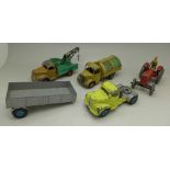 Four Dinky Toys including Commer Dinky Service