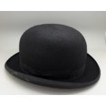 A Simpson of Piccadilly bowler hat, boxed, with paper marked Shape JSS model 1,