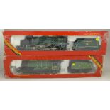 Two Hornby Railways model steam locomotives;