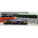 Three Hornby Railways model diesel locomotives, Class 40, Class 58 and Class 66, DCC fitted,