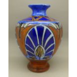 A Chameleon ware vase, Clews & Co. Ltd.