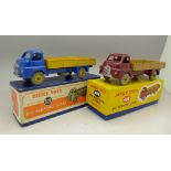 Two Dinky Toys die-cast vehicles, 408 and 522 Big Bedford Lorry,