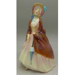 A Royal Doulton figure, Paisley Shawl,