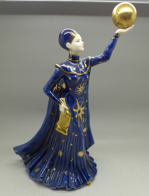 A Wedgwood Galaxy collection figure, The Governess limited edition, boxed with certificate,