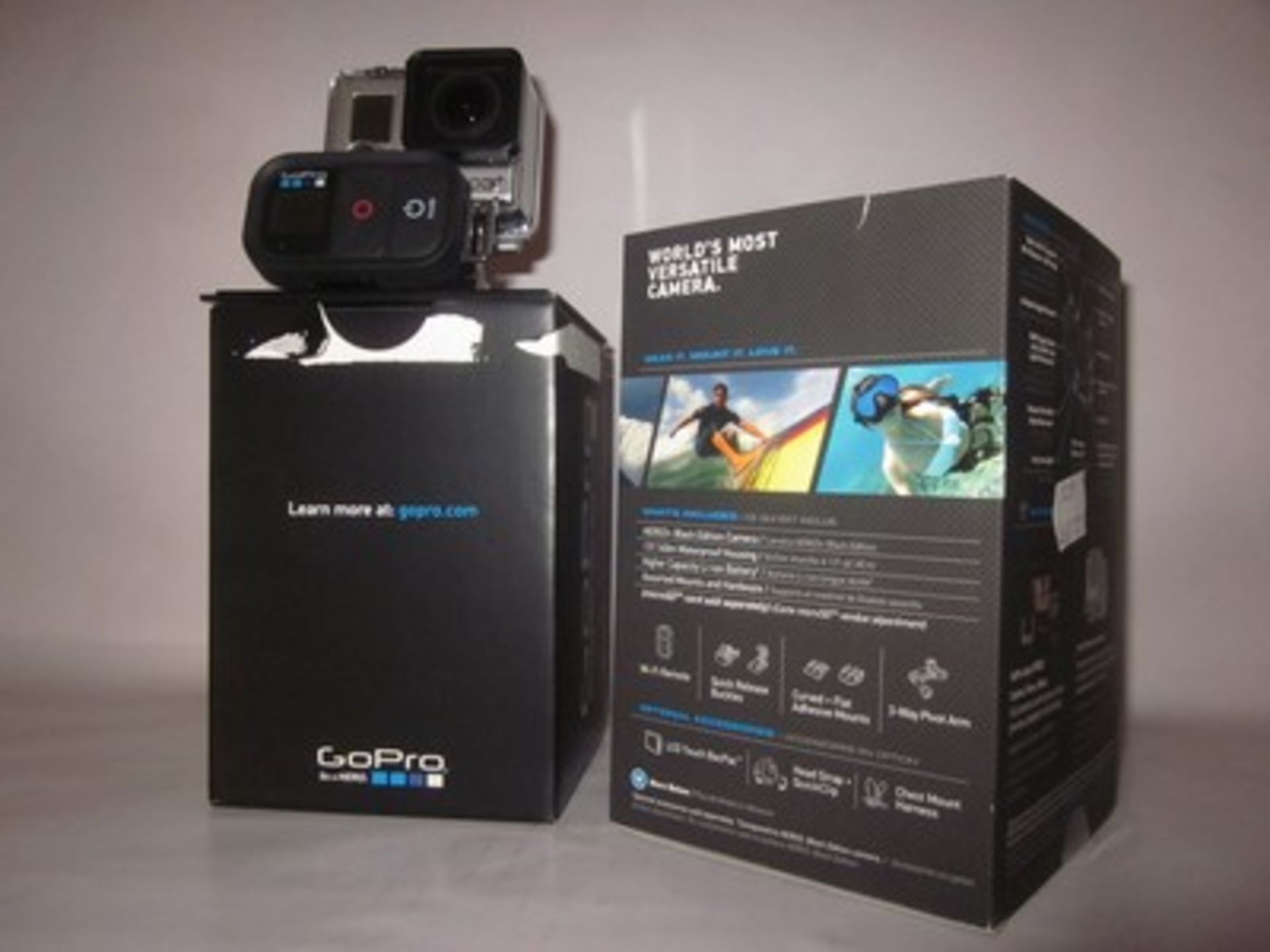 *A GoPro Hero 3+ black edition (Boxed as new).Payment and collection by 5pm Friday 15th January.