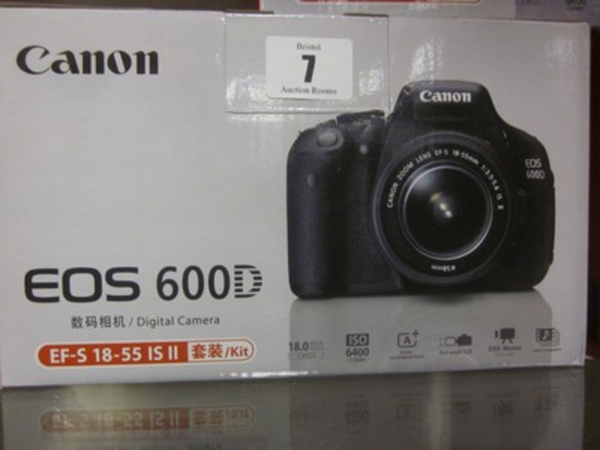 *A Canon EOS 600D EF-S 18-55 IS II KIT (Boxed as new).Payment and collection by 5pm Friday 15th