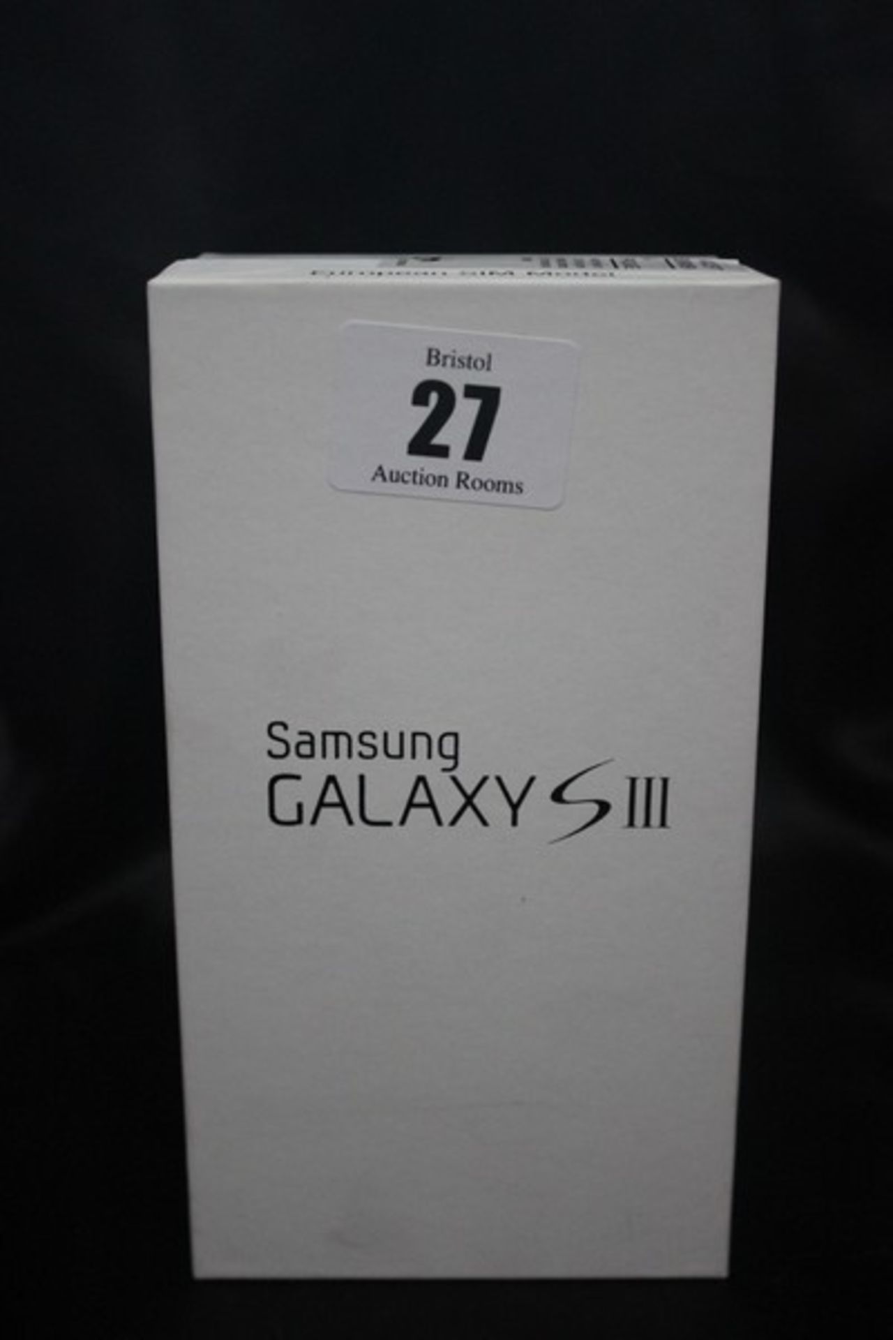 A Samsung Galaxy S III 16GB GT-I93000 imei: 352990/06/348969/0 (European sim) (Boxed as new).