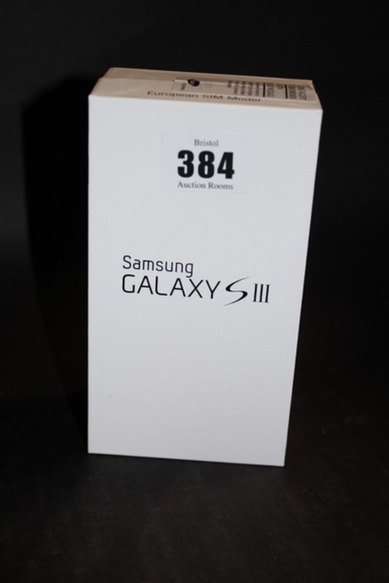 A Samsung Galaxy S III 16GB GT-I930000 imei: 352990064019975 (European sim model) (Boxed as new).