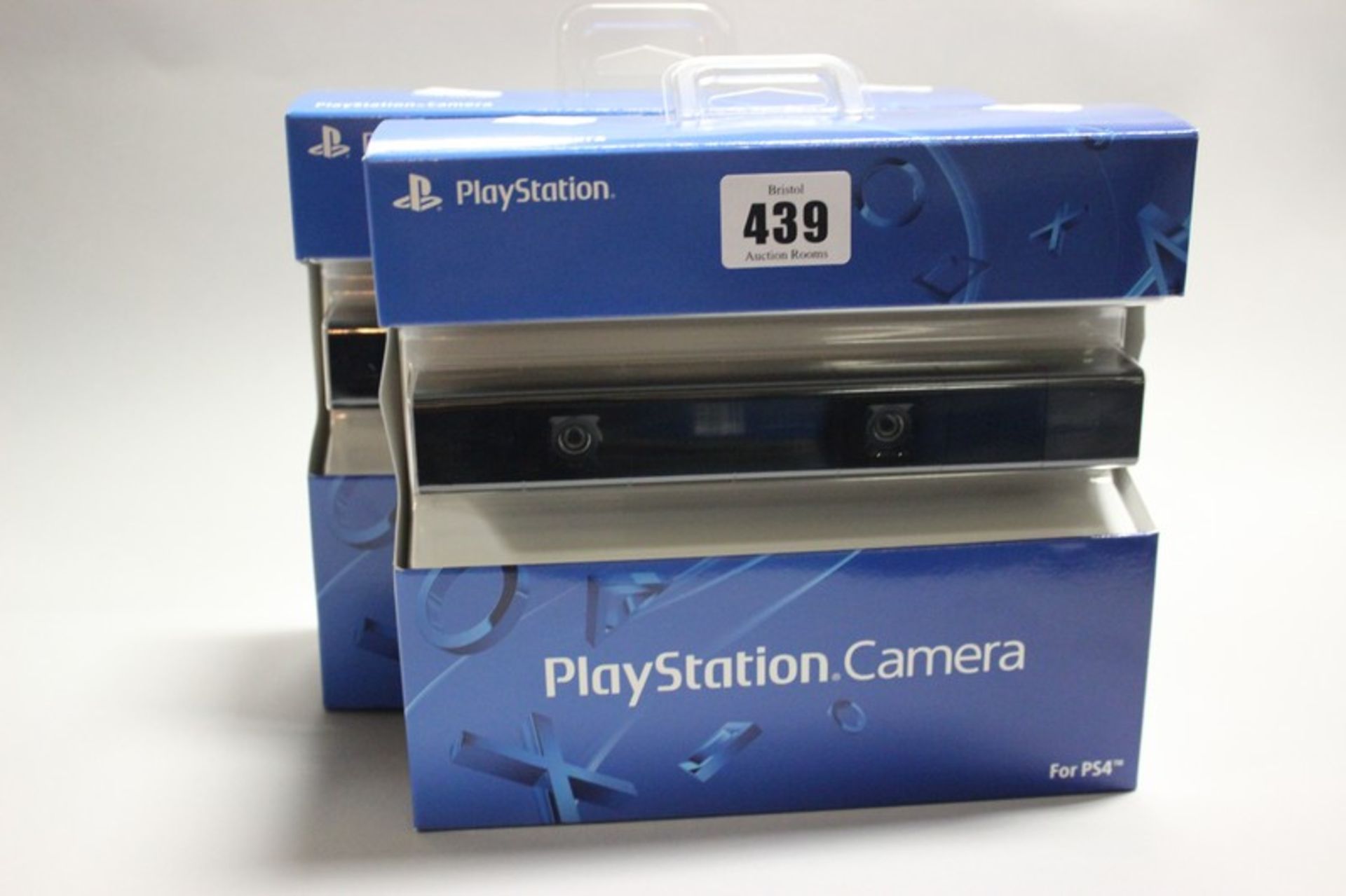 Two PlayStation 4 cameras (Boxed as new).