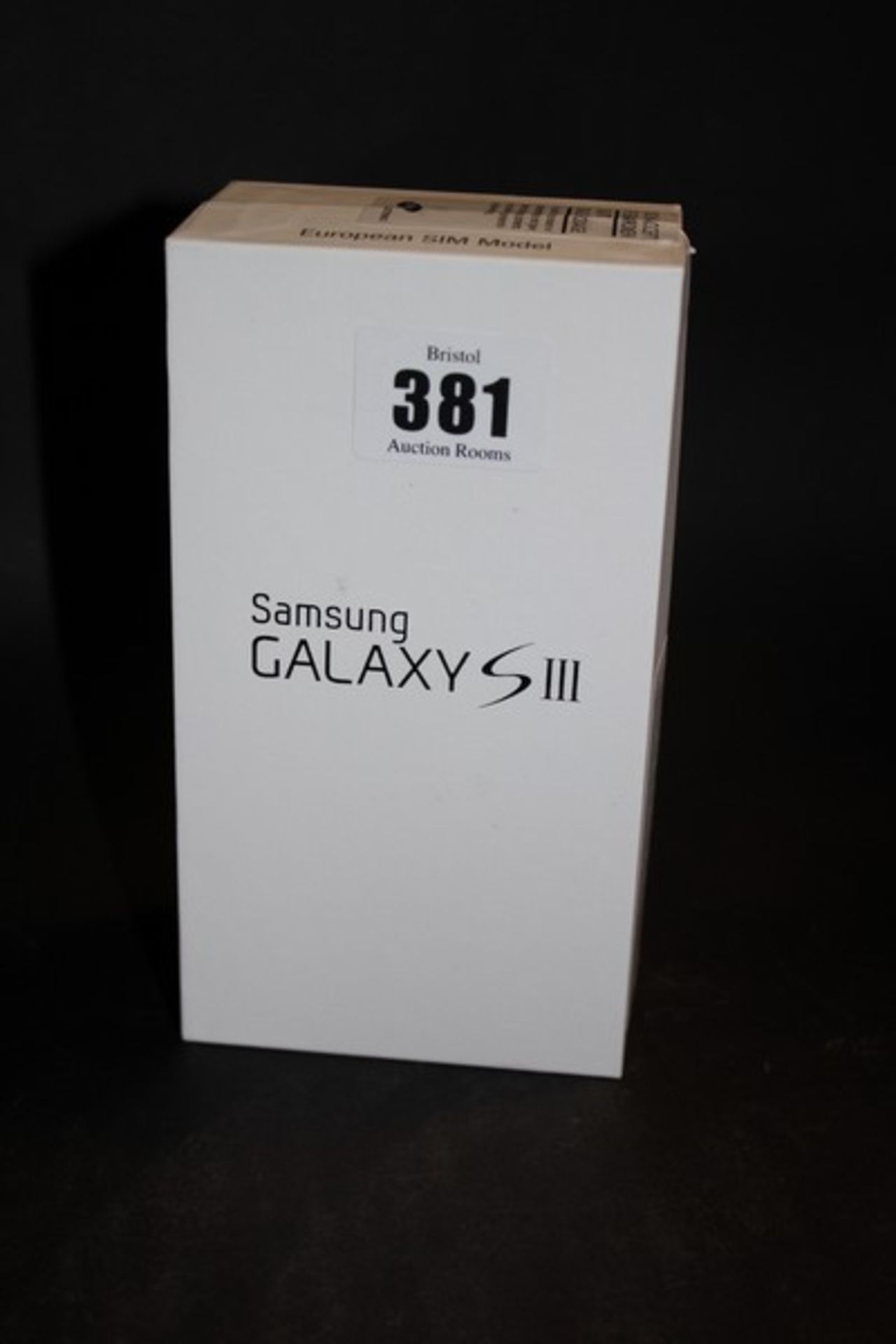 A Samsung Galaxy S III 16GB GT-I930000 imei: 352990063477638 (European sim model) (Boxed as new).