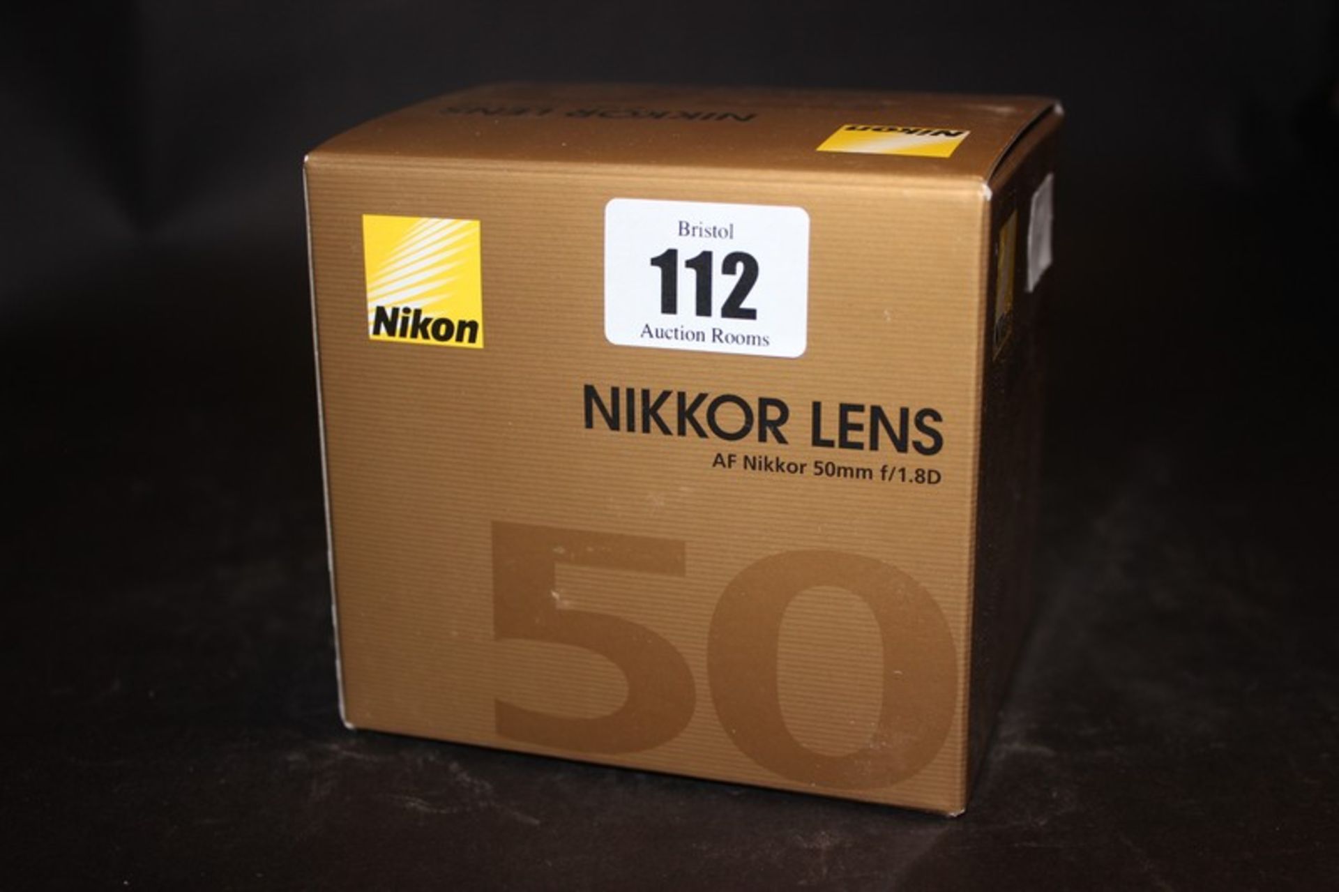 A Nikon Nikkor Lens AF Nikkor 50mm f/1.8D (Boxed as new).