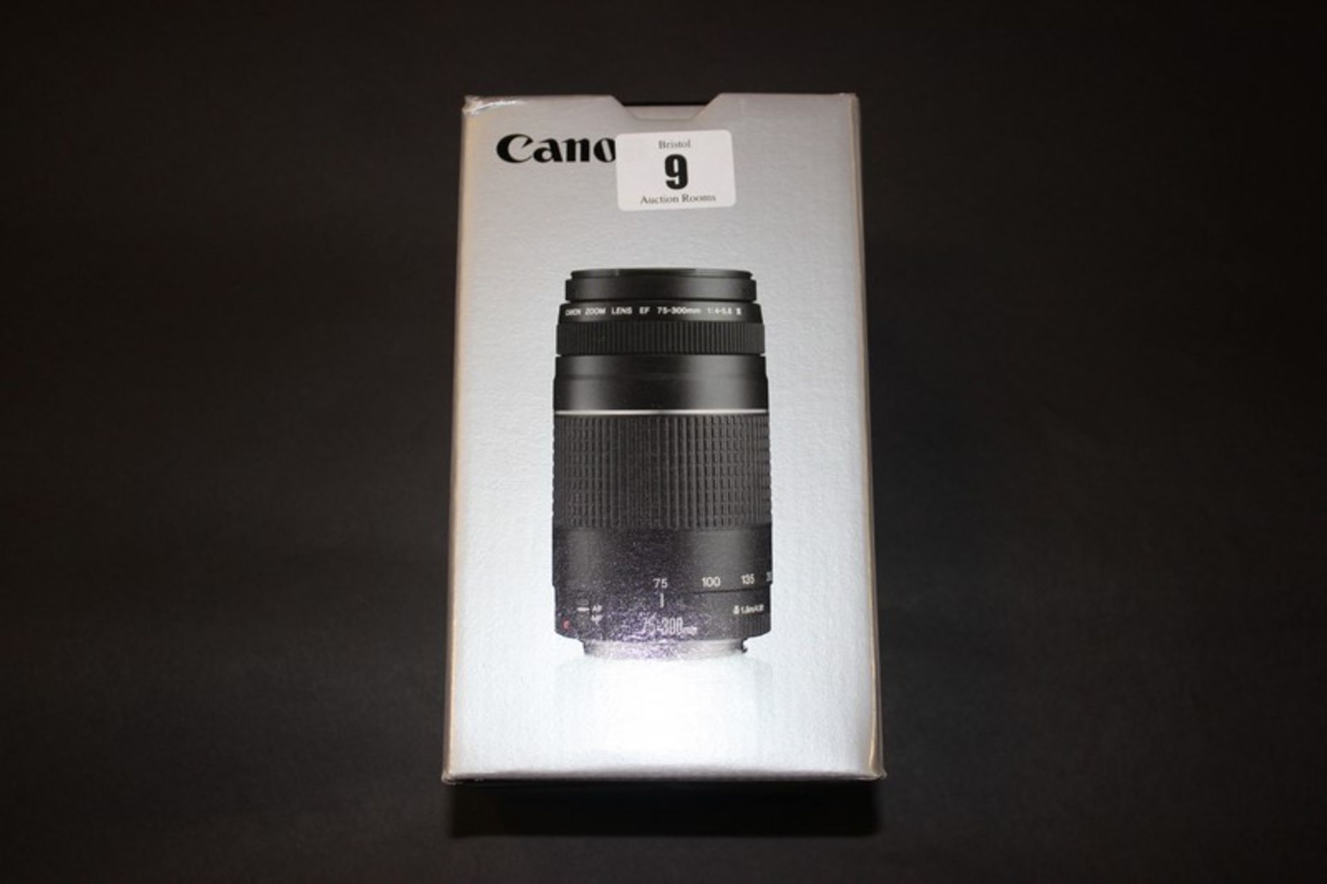 A Canon EF 75-300mm f/4-5.6 III Lens (Boxed as new).