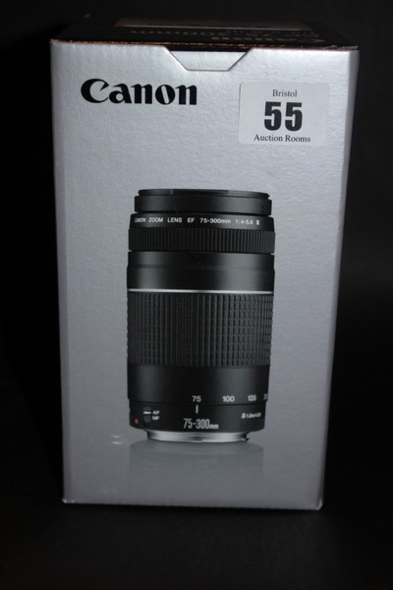 A Canon EF 75-300mm f/4-5.6 III Lens (Boxed as new).