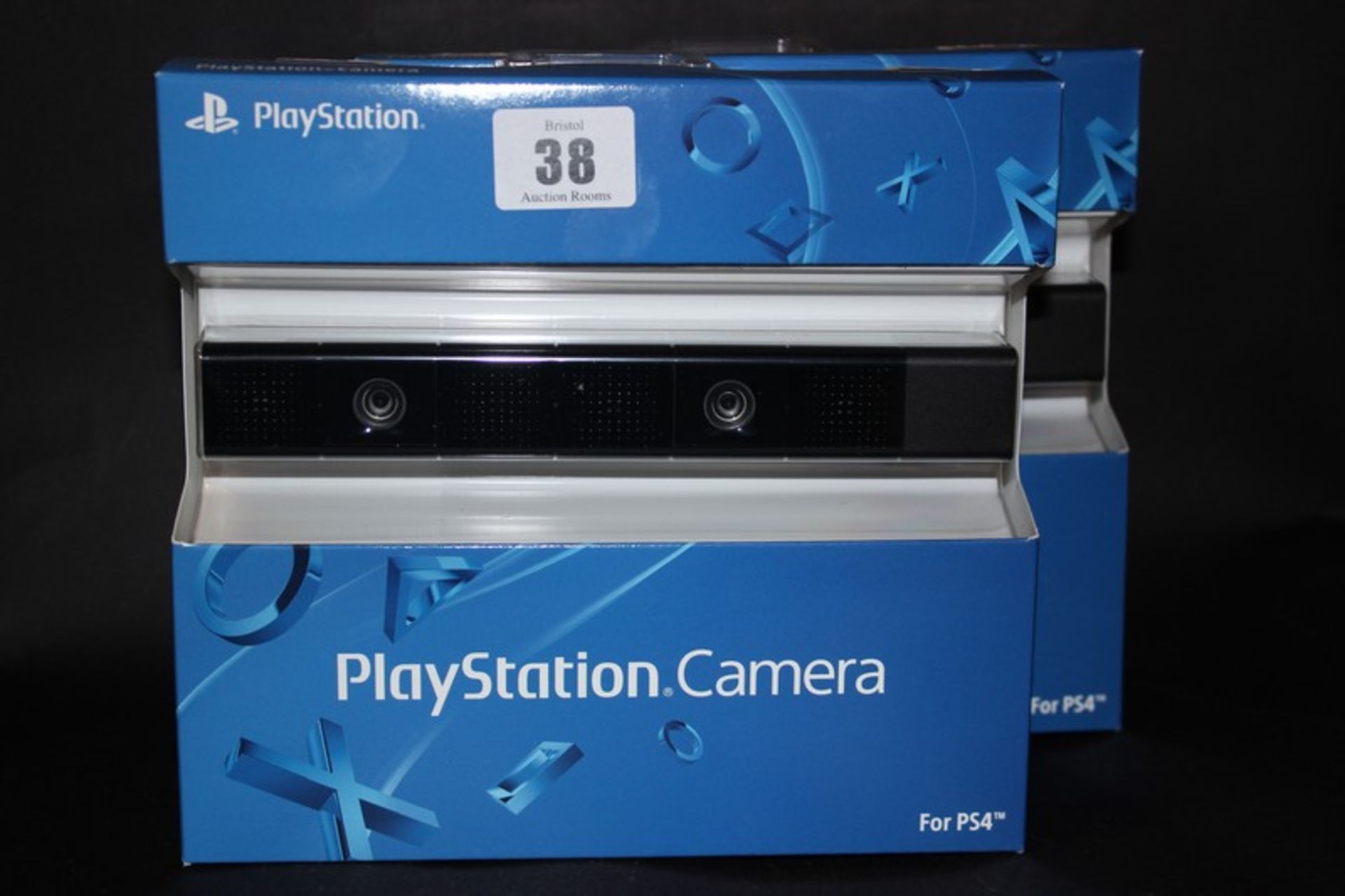 Two PlayStation 4 cameras (Boxed as new).