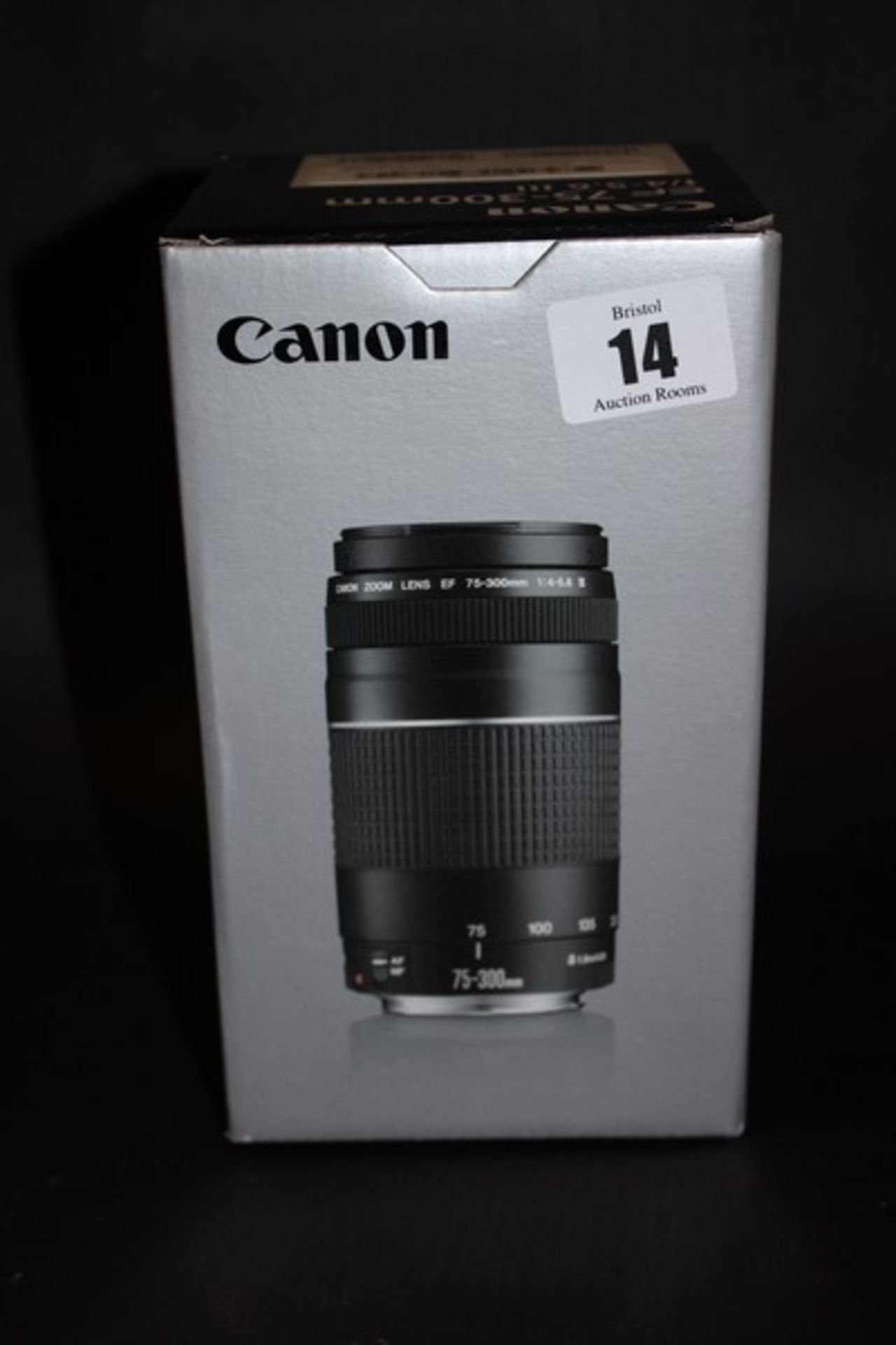 A Canon EF 75-300mm f/4-5.6 III Lens (Boxed as new).