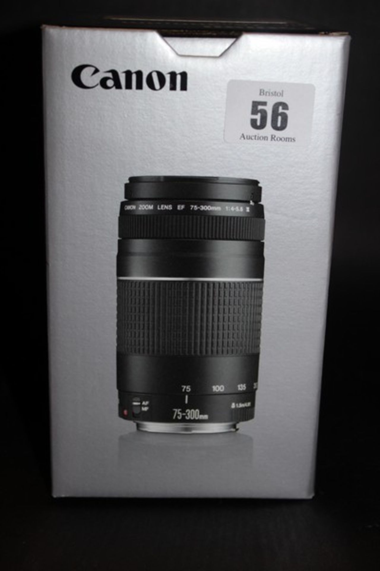 A Canon EF 75-300mm f/4-5.6 III Lens (Boxed as new).