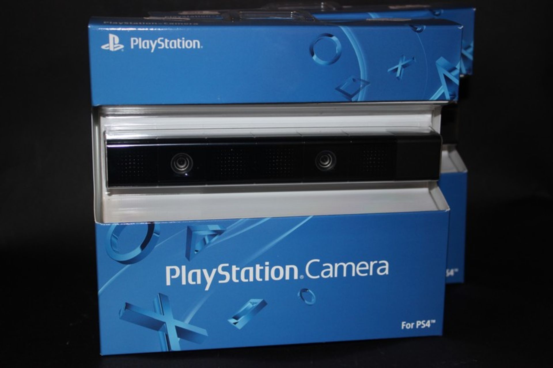 Two PlayStation 4 cameras (Boxed as new).