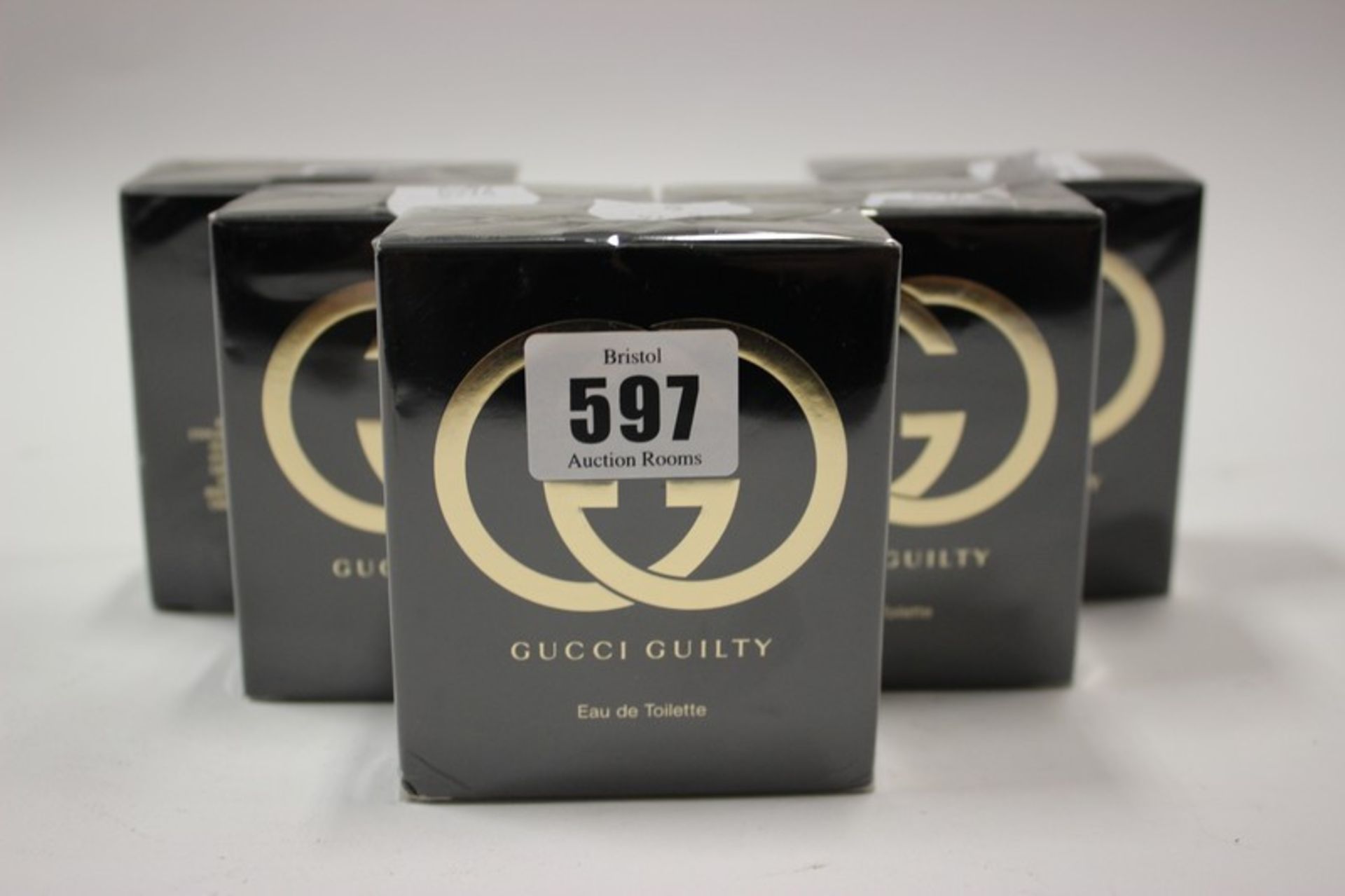 Five Gucci Guilty eau de toilette (50ml).