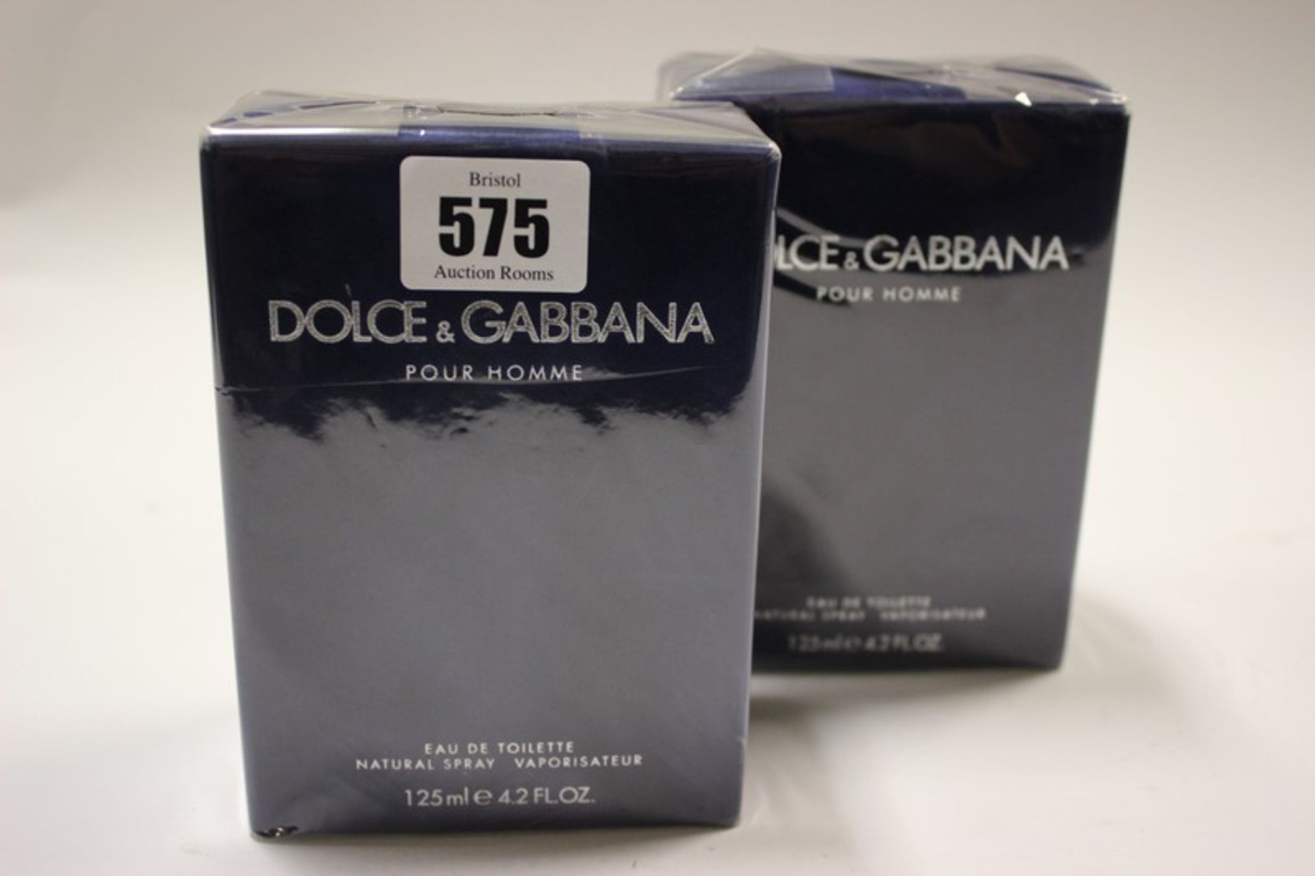Two Dolce & Gabbana Pour Homme eau de toilette (125ml).