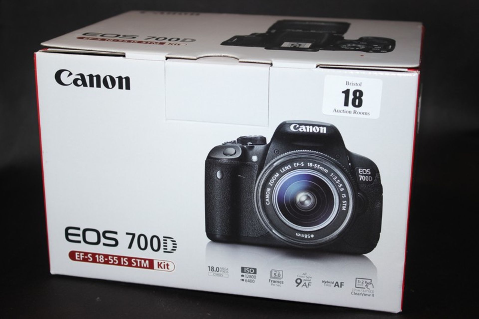 A Canon EOS 700D EF-S 18-55 IS STM Kit (Boxed as new).