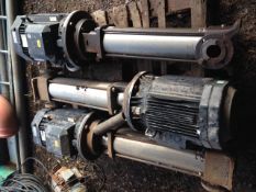 3 no. Grundfos CR16-120 Irrigation Pumps. Never been used, some corrosion. 3phase, 50Hz, 16,3/hr.