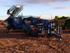 2005 Standen Vision XS trailed onion harvester with 36mm main web, roller table and wheel drive kit