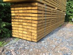 1 quantity of timber. New tanalised 72 pieces 75mm x 175mm x 6100mm