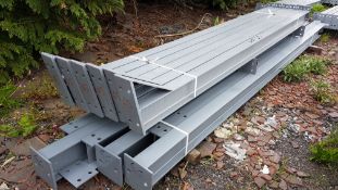 Apex Steel Framework, with Purlins and Fixings. 30ft long x 20ft wide x 12ft @ eaves.