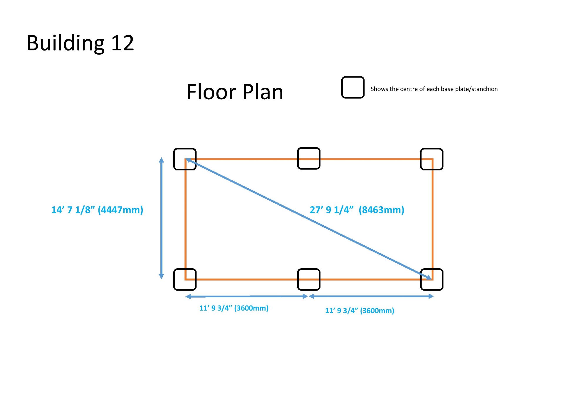 Mono Slope, Steel Framework, Stable/Shelter with Purlins and Fixings 24ft long x 15ft wide - Image 7 of 7