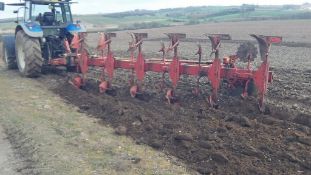 Niemeter Delta 4.250 variant 6furrow reversible semi mounted plough.Location Horncastle Lincolnshire