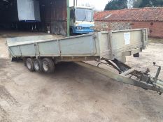 2004 Graham Edwards 16ft Tilt Bed Trailer. Good overall condition. Location Dereham, Norfolk.