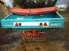 Sulky DPX 1801 24 Metre Spreader. Location near Stalham, Norfolk.