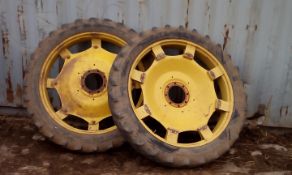 11.2-48 Michelin Narrow wheels John Deere centres 8 stud Location: Peterborough Cambridgeshire