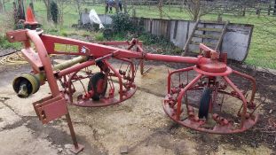 Lely Hazy Zip turner/rower Average Condition. Location: Fen Drayton, Cambridgeshire