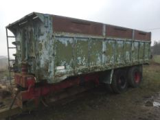 Wilcox Trailer Body Needs New Chassis. Location: Bourne Lincolnshire