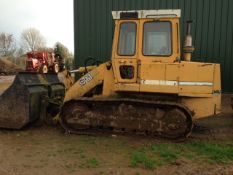 1988 Liehberr LR 611. Tracked loading shovel, c/w toe-tip bucket. Location Atherstone, Warwickshire.