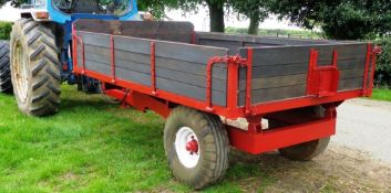 Pettit 3 Ton Tipping Trailer (Year Unknown) with new 1" ply floor. Location: Grantham, Lincolnshire