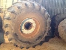 2 Rear Firestone flotation wheels. Bolt in centres 66 x 43-00-25. Location Acle, Norfolk.