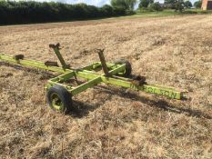 Nicholson Implement Trailer Approximately 8m long Location: Great Easton, Leicestershire