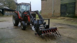 Massey Ferguson 698 Tractor (1982) Reg No. BEX879Y Location: Kings Lynn, Norfolk