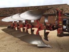 Vogel & Noot 5 Furrow Plough. Tidy and well-maintained. Location near Norwich. Norfolk.