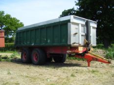 18t Grain trailer, alloy body, airbrakes, PTO tipping Location: Retford, Nottinghamshire