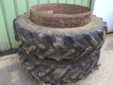 Pair Stock Wheels 13.6 x 38 25% Wear. Location: Spalding, Lincolnshire